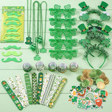 134Pcs St Patrick's Day Accessories Party Favor Set with Stickers
