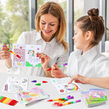 24 Unicorn Mini Coloring Books Kids with 24 Stacking Crayons Rainbow