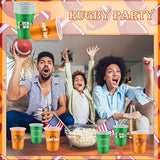 48 Pcs Football Party Supplies 16 oz Thick Plastic Disposable Cups