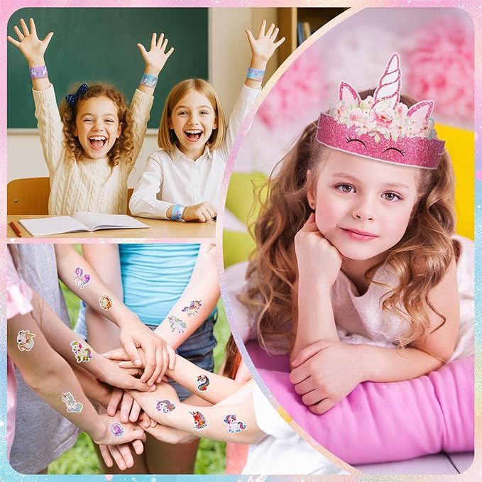 Unicorn Party Favors Birthday Party Decorations Supplies for Girls