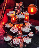 Homemory Red Tea Lights Candles Battery Operated, 200+Hour Flameless