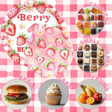 Berry First Birthday Party Supplies for 40 Guests Strawberry Plates