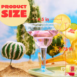 JOYIN 36 Packs Plastic Margarita Glasses Cups 12 oz Disposable Cinco