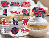 Ole Miss Party Supplies for Football, Birthday Gift, Graduation Party