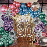 520PCS Metallic Balloon Garland Arch Kit with Chrome Blue Red Purple