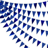 30 Ft Royal Blue Party Decorations Navy Blue Metallic Glitter Paper