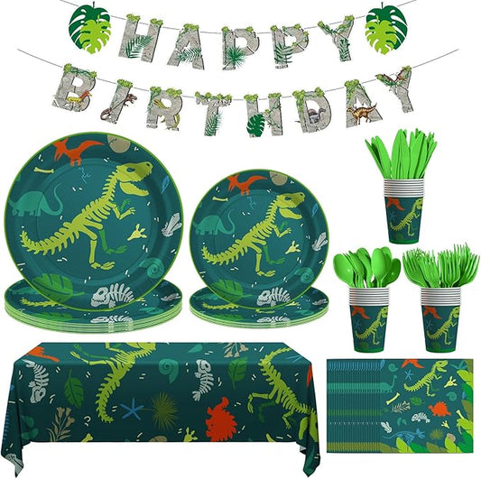 Dinosaur Birthday Decorations 170 Pcs Dinosaur Party Supplies