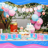 30 Pcs Gender Reveal Plastic Blue Pink Cups Gender Reveal Cups