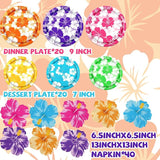 Luau Party Decorations Hawaiian Plates and Napkins Party Supplies