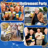 Retirement Party Decoration Cups 50pcs 16 Oz Plastic Drinking Cups
