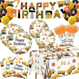 Construction Birthday Party Supplies for 24 Guests Decorations