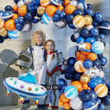 Ouddy Party 142Pcs Outer Space Party Decorations Balloon Garland Kit,