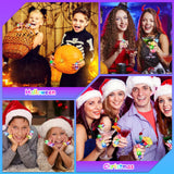 OLUPP Party Favors 100 Pcs Light Up Rings, Glow In The Dark Party