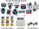 Howard University Party Supplies for Football, Birthday Gift, HU