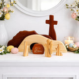 Easter Decorations for Home He Is Risen Decor Empty Tomb