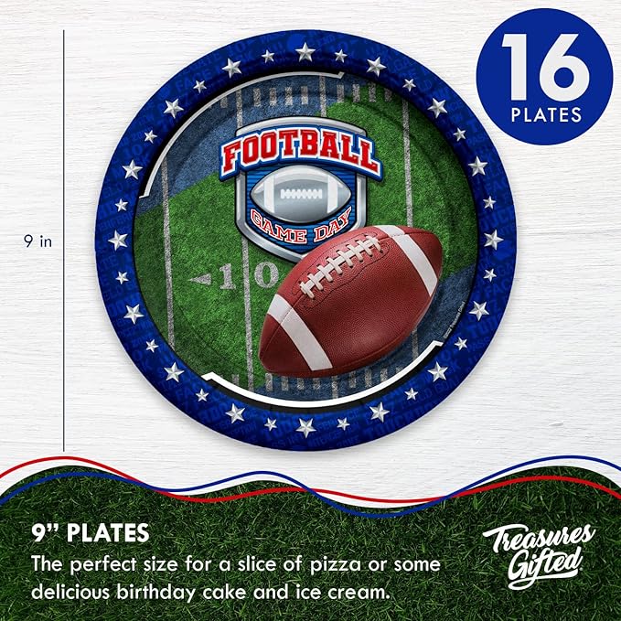 Treasures Gifted Football Party Decorations Serves 16 Guests
