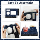 48Pcs Movie Night Supplies 24 Movie Night Snack Trays with 24 Popcorn