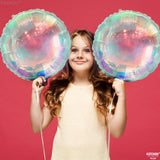 KatchOn, Transparent Iridescent Balloons - Big 19 Inch, Pack of 8 |