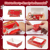 48PCS Christmas Movie Night Party Supplies 24 Snack Boxes 12 Food