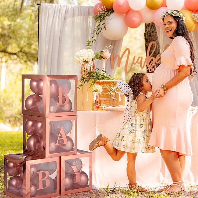 Valentine's Day Balloon Box with Letters Gift Box for Romantic