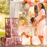 Valentine's Day Balloon Box with Letters Gift Box for Romantic