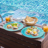 96Pcs Ocean Waves Plates Party Supplies Under the Sea Paper Plates