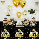 2Pack Graduation Decorations 2026, 108" X 54" Graduation Tablecloth,
