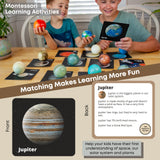Space Balls Flashcards & Wall Stickers, Planet Toys For Kid 8-10,