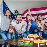 50Pcs Football Party Favors & Supplies Paper Food Tray Disposable