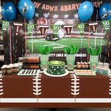 Football Party Decorations 133Pcs Football Party Supplies Set
