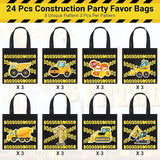 24 Pcs Construction Party Favors Construction Theme Gift Bags Dump