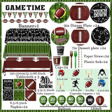 Football Party Supplies Kit Serve 24 Football Party Decorations