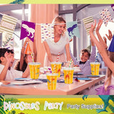 50 Pcs Dinosaur Cups for Kids 12 oz Disposable Plastic Cups with