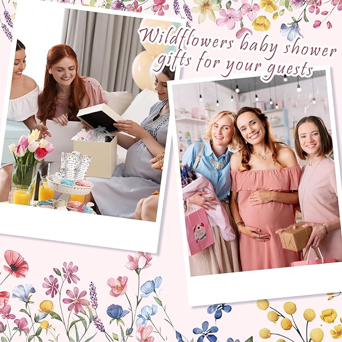 145 Pieces Wildflower Baby Shower Favors for Guest Little Wildflower