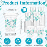 60 Pack Seashell Beach Plastic Cups 12 oz Summer Beach Starfish