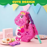Dinosaur Girl Pinata with Stick for Adult Party Decorations Fun