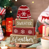 4 Pcs Christmas Table Decorations Ugly Sweater Christmas Decor