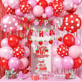 Strawberry Birthday Decorations for Girls Berry First Birthday Decor