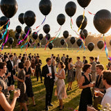 160pcs Black Balloons 12 Inch Matte Latex Balloons for Graduation