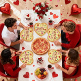 50Pcs Valentine's Day Paper Plates 9 Heavy Duty Disposable Love You