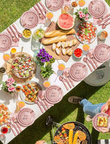 Birthday Party Tableware, 161 Pieces Pink and Rosegold Party