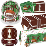 Football Party Decorations 82Pcs Supplies Including Plates Napkins