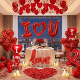 1126pcs Valentines Day Balloon Kit I Love You Balloons Red Heart