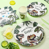 144Pcs Dinosaur Birthday Party Supplies Decorations Dino Themed