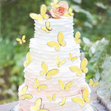Ercadio 30 Pack 3D Butterfly Cake Toppers - Mix Sizes, Waterproof
