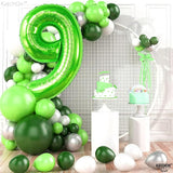 KatchOn, Giant Light Green Number 9 Balloon - 40 Inch | Foil 9