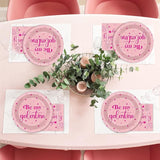 96 PCS Galentine's Day Party Decorations Be My Galentine Tableware