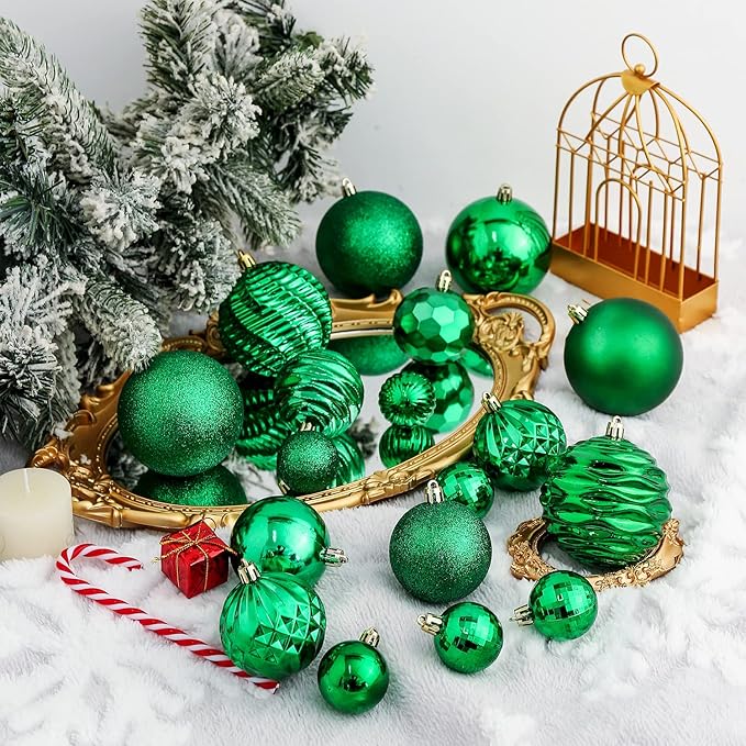 XmasExp 60mm/2.36" Christmas Ball Ornaments Shatterproof Christmas #3