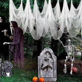 Niurui Halloween White Creepy Cloth 315 x 79 Inch Spooky Gauze