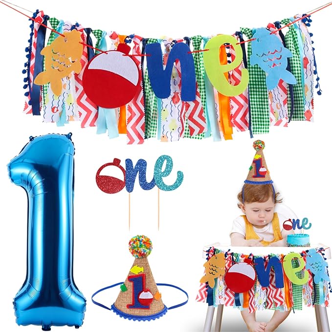 Ofishally Highchair Banner for Baby First Birthday Party Decorations